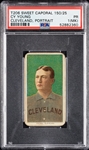 1909-11 T206 Cy Young Cleveland, Portrait PSA 1 (MK)