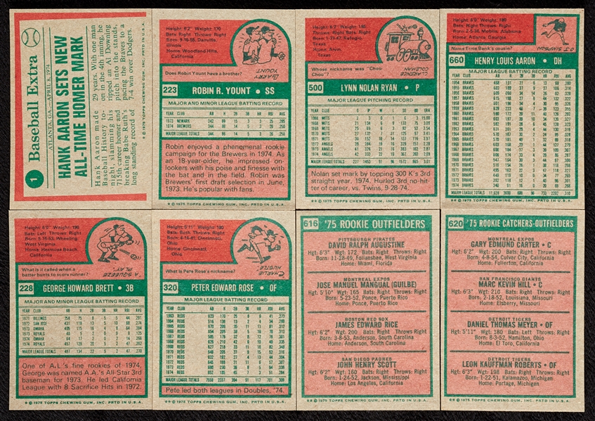 1975 Topps Baseball Minis Super High-Grade Set (660)