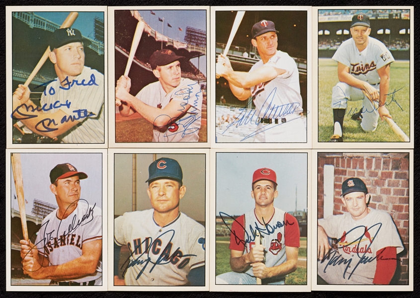 Signed TCMA Stars of the 60s Signed Group with Mickey Mantle (115)