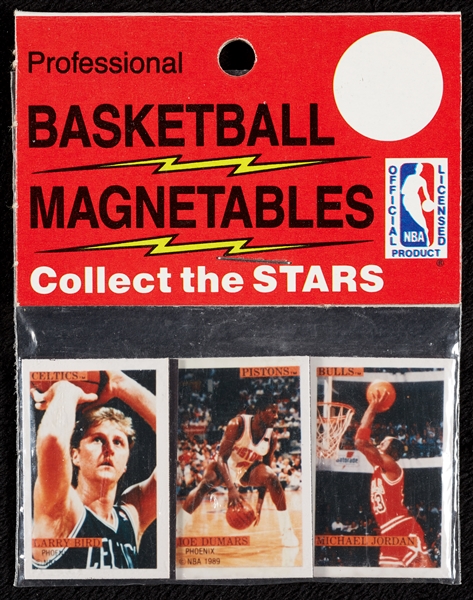 1989 Phoenix Industries TEST Basketball Magnets Pack with Michael Jordan (6)