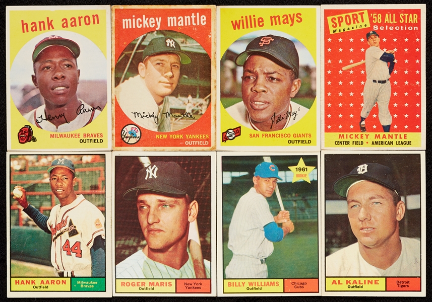 Large Group 1952-61 Topps Baseball With 103 HOFers (487)