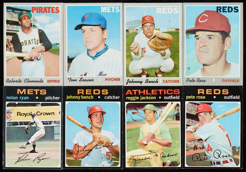 High-Grade Group of 1970 and 1971 Topps Baseball, 82 Hall of Famers (720)