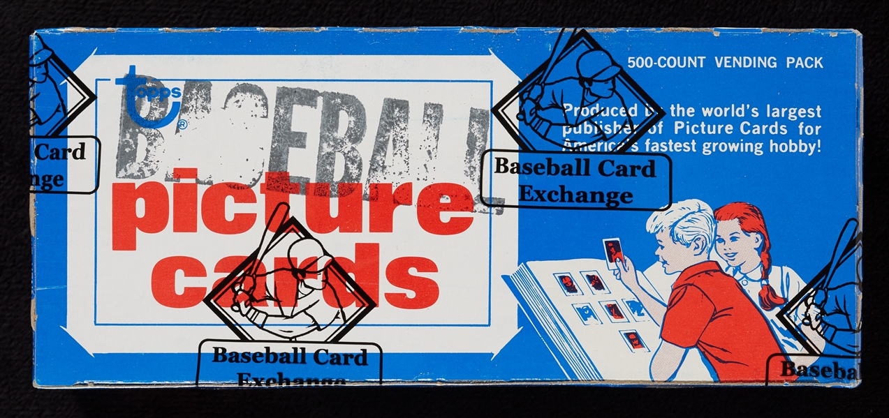 1978 Topps Baseball Vending Box (500) (Fritsch/BBCE)
