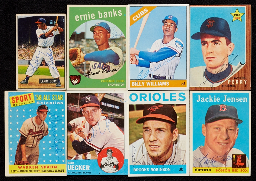 1950-1972 Signed Baseball Card Collection (170)
