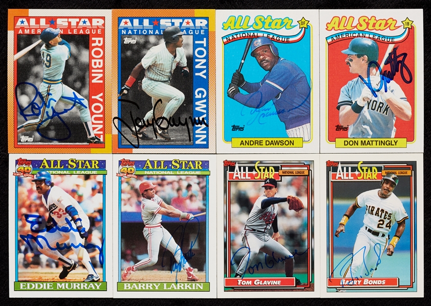 Signed 1981-1993 Topps All-Stars Collection (166)