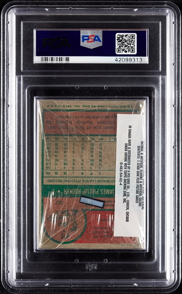 1975 Topps Baseball Cello Pack - Gaylord Perry Top (Graded PSA 9)