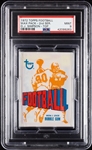 1972 Topps Football Wax Pack - O.J. Simpson Top (Graded PSA 9)