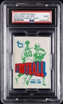 1972 Topps Football Wax Pack - Roger Staubach Back (Graded PSA 9)