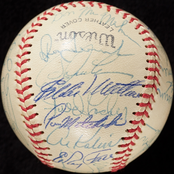 1968 Detroit Tigers World Champs Reunion Signed Baseball (JSA)