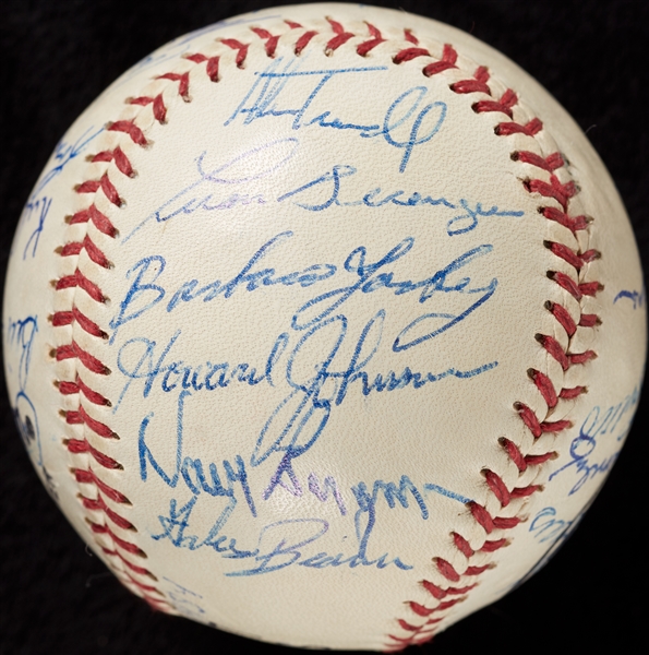 1984 Detroit Tigers World Champs Signed Baseball (JSA)