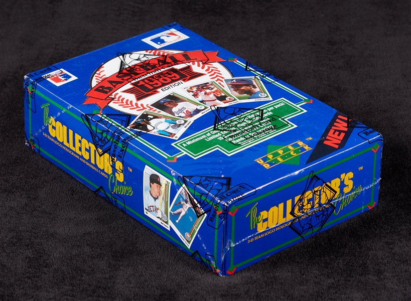 1989 Upper Deck Baseball Low Series Unopened Wax Box (BBCE)