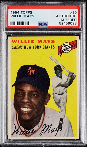 1954 Topps Willie Mays No. 90 PSA Authentic