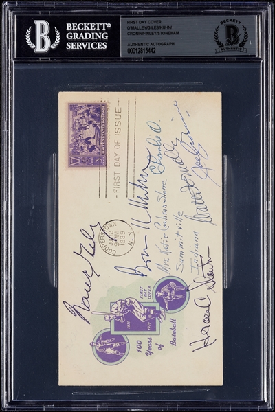 Giles, Kuhn, O'Malley, Cronin & Others Signed 1939 FDC (BAS)
