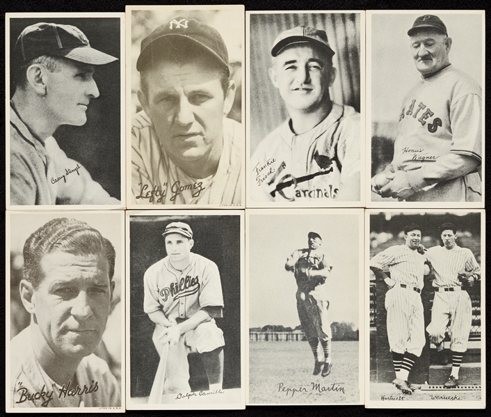 1936 Goudey and National Chicle Premiums Group With Five HOFers (25)