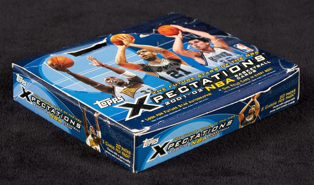 2001-02 Topps Xpectations Basketball Box (20)