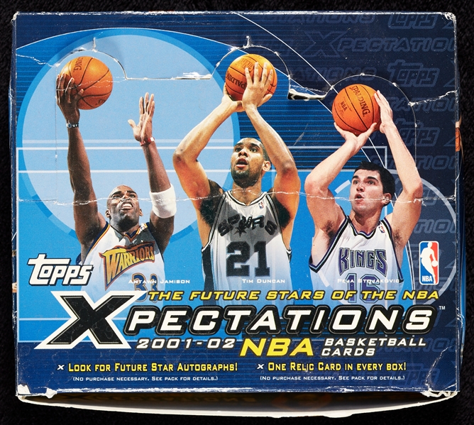 2001-02 Topps Xpectations Basketball Box (20)