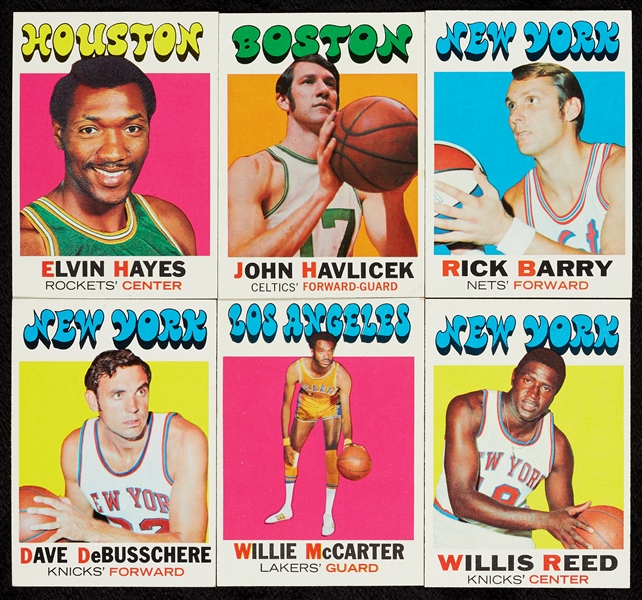 1971 Topps Basketball Super High-Grade Set, Maravich PSA (233)