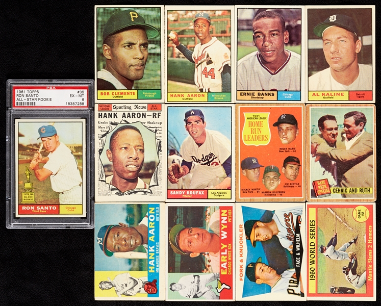 1960-62 Topps Baseball Group With Two Dozen HOFers (141)