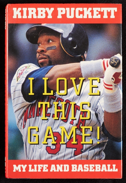 Kirby Puckett Signed I Love This Game! Book (PSA/DNA)