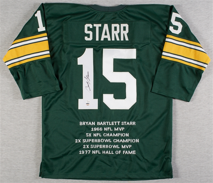 Bart Starr Signed Packers Jersey (JSA)