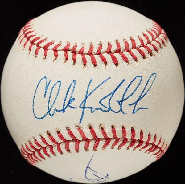 Kirby Puckett & Chuck Knoblauch Signed OAL Baseball (BAS)