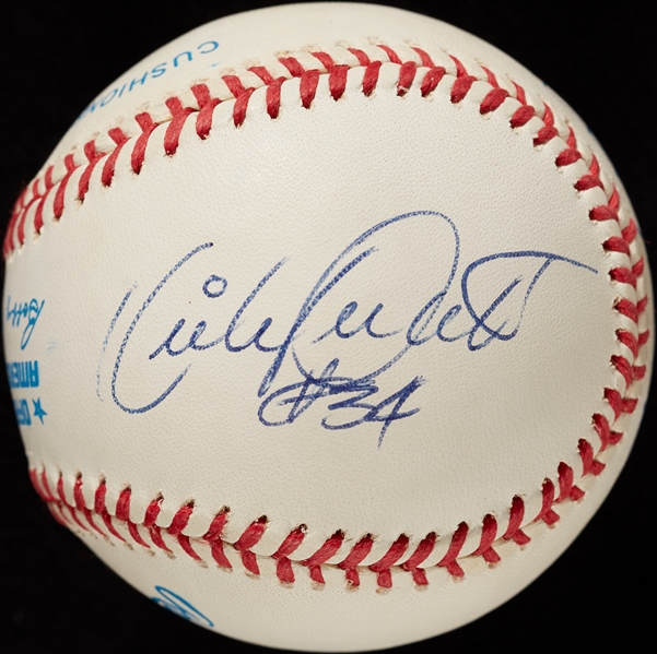 Kirby Puckett & Chuck Knoblauch Signed OAL Baseball (BAS)