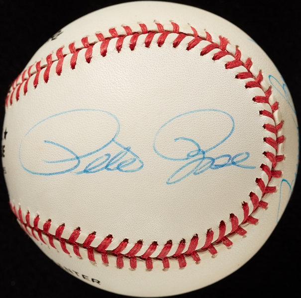 Johnny Bench, Joe Morgan & Pete Rose Signed ONL Baseball (BAS)