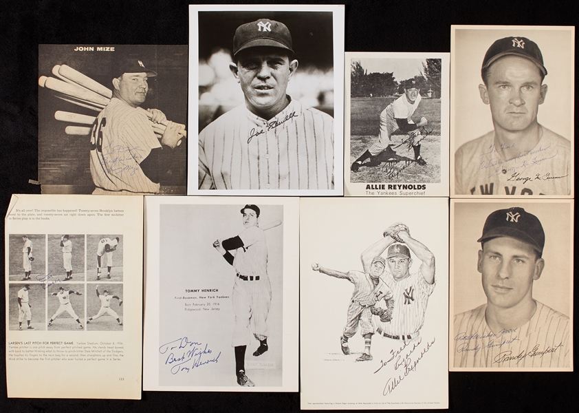 New York Yankees Signed Photos Group (27)