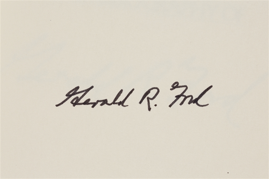 Gerald Ford Signed A Time To Heal Book (BAS)