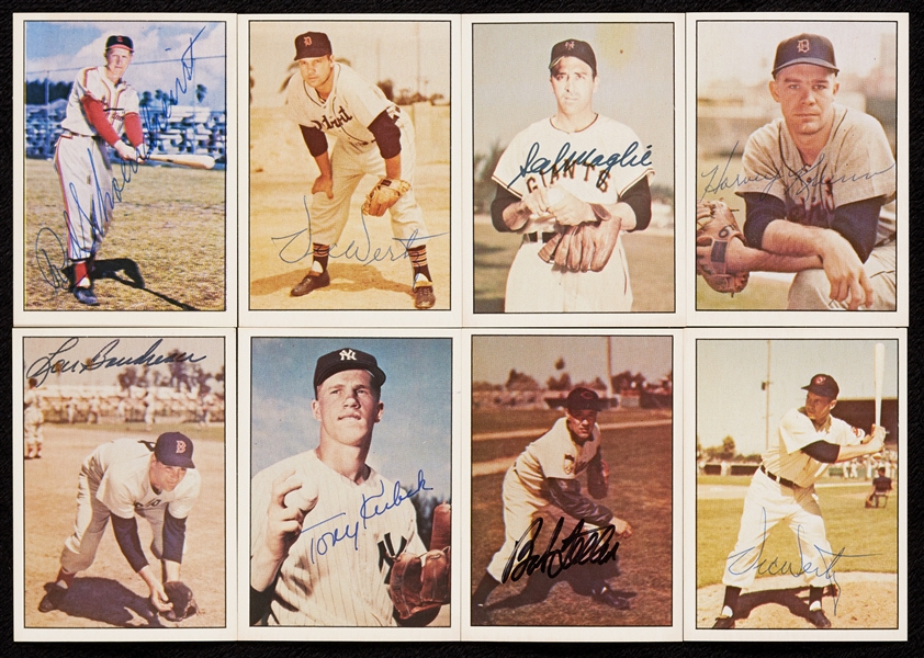 Signed TCMA Stars of the 50s Signed Group with Snider, Spahn (144)