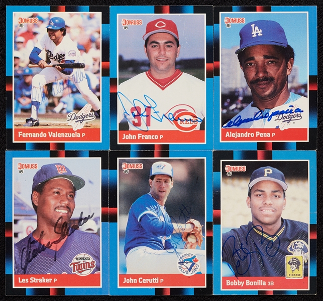 Signed 1988 Donruss Baseball Group (151)