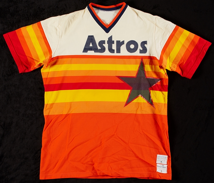 1975 Houston Astros Cesar Cedeno Game-Worn and Signed Rainbow Jersey