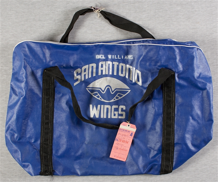 1975 WFL San Antonio Wings Del Williams Equipment Bag