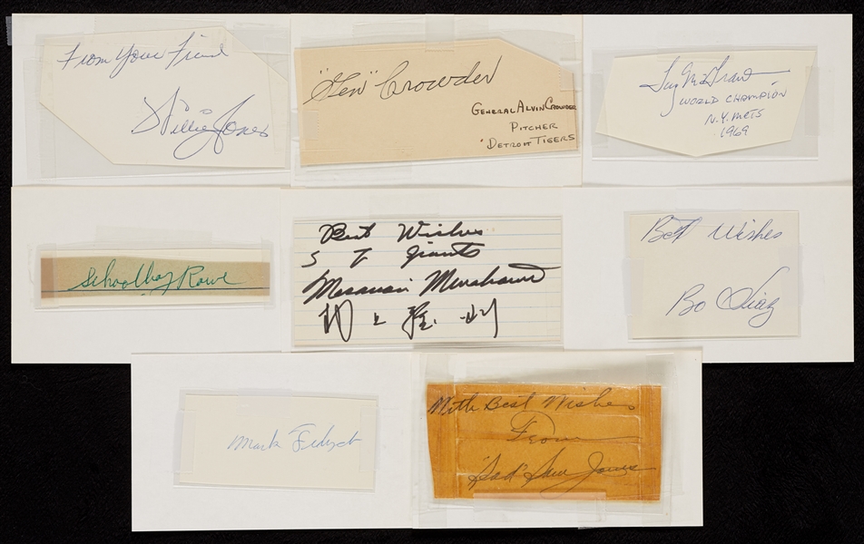 Baseball Cut Signatures Collection (848)