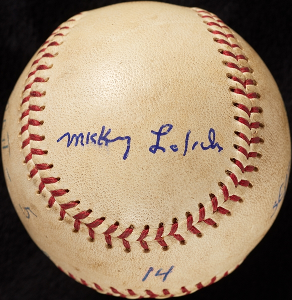 Mickey Lolich Career Win No. 66 Final Out Game-Used Baseball (9/30/1967) (BAS) (Lolich LOA)