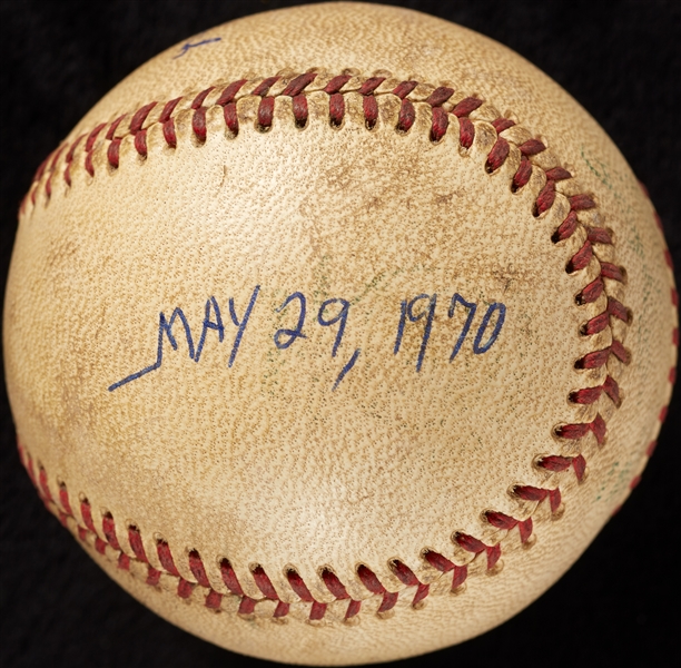 Mickey Lolich Career Win No. 108 Final Out Game-Used Baseball (5/29/1970) (BAS) (Lolich LOA)