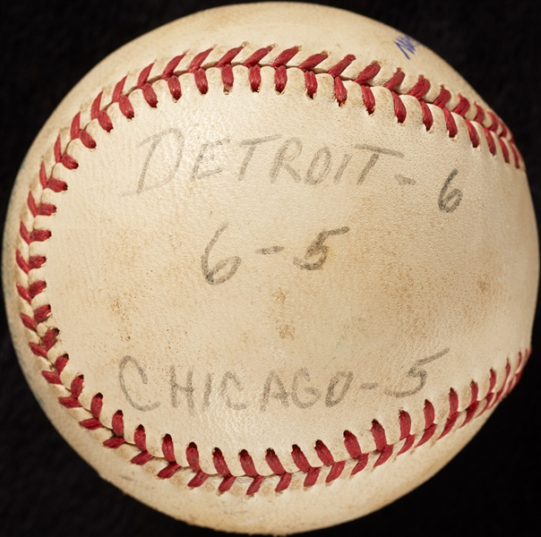 Mickey Lolich Career Win No. 126 Final Out Game-Used Baseball (6/16/1971) (BAS) (Lolich LOA)