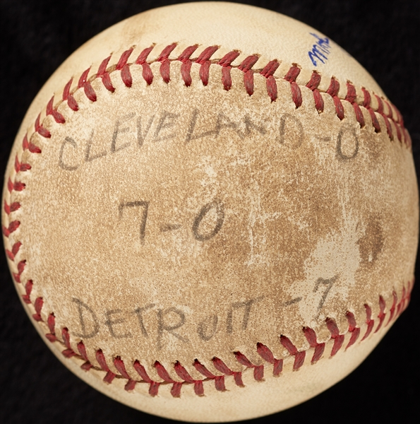 Mickey Lolich Career Win No. 138 Final Out Game-Used Baseball (9/2/1971) (BAS) (Lolich LOA)