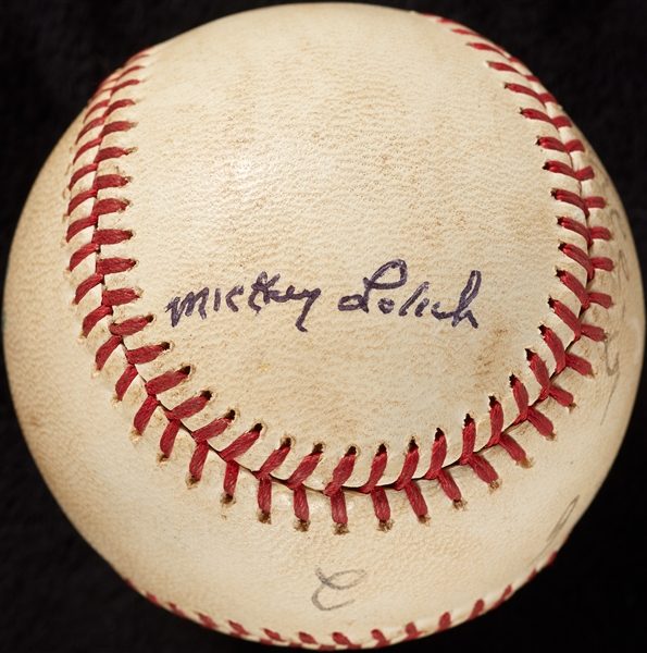Mickey Lolich Career Win No. 165 Final Out Game-Used Baseball (5/11/1973) (BAS) (Lolich LOA)