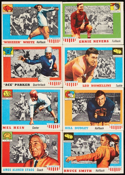 1955 Topps All American High-Grade Group With HOFers (45)