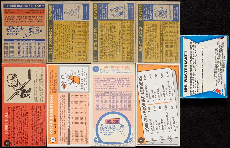 1964-77 Topps Basketball and Hockey HOFers, 1977 Topps Hockey Unopened Pack (162)