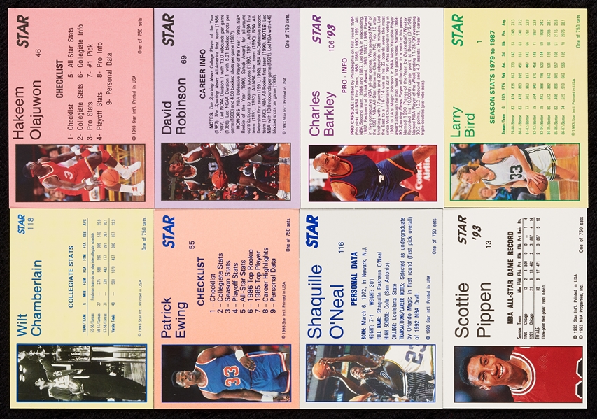 1993 Star International Basketball Platinum High-Grade Complete Set (126)