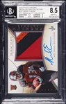 2016 Panini Honors Mike Evans RC Auto/Patch Recollection Collection 2014 Immaculate (1/1) BGS 8.5 (AUTO 10)