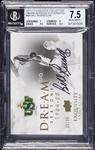2012 UD Exquisite Bill Russell Dream Seasons Autographs (21/35) BGS 7.5 (AUTO 10)