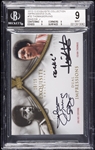2012 Exquisite Julius Erving & Isiah Thomas Impressions Dual (10/15) BGS 9 (AUTO 10)