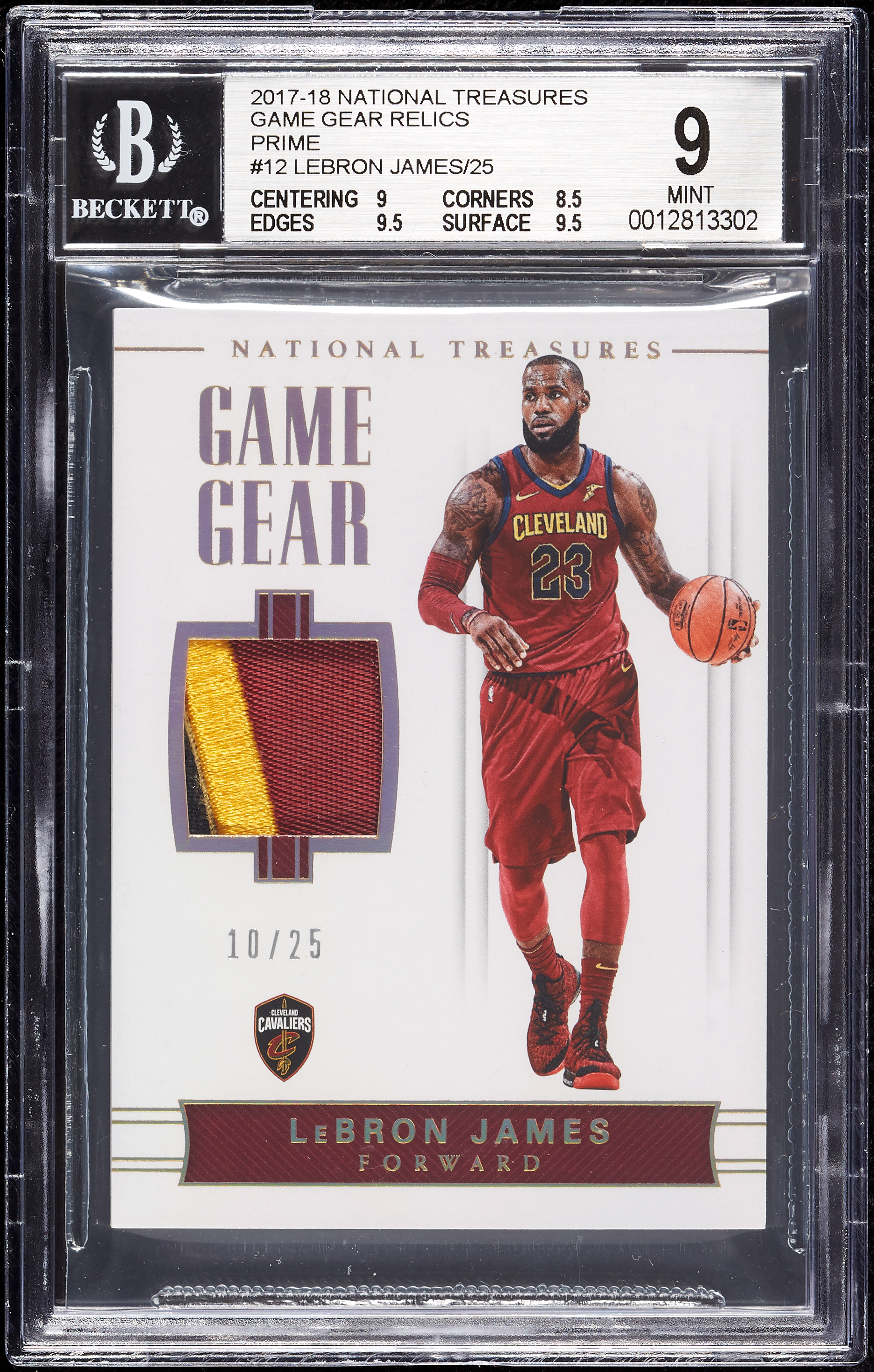Lot Detail - LeBron James 2017-18 Cleveland Cavaliers Game Worn