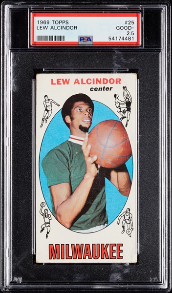 1969 Topps Basketball Massive High-Grade Group, Near Set, Slabbed Alcindor (244)
