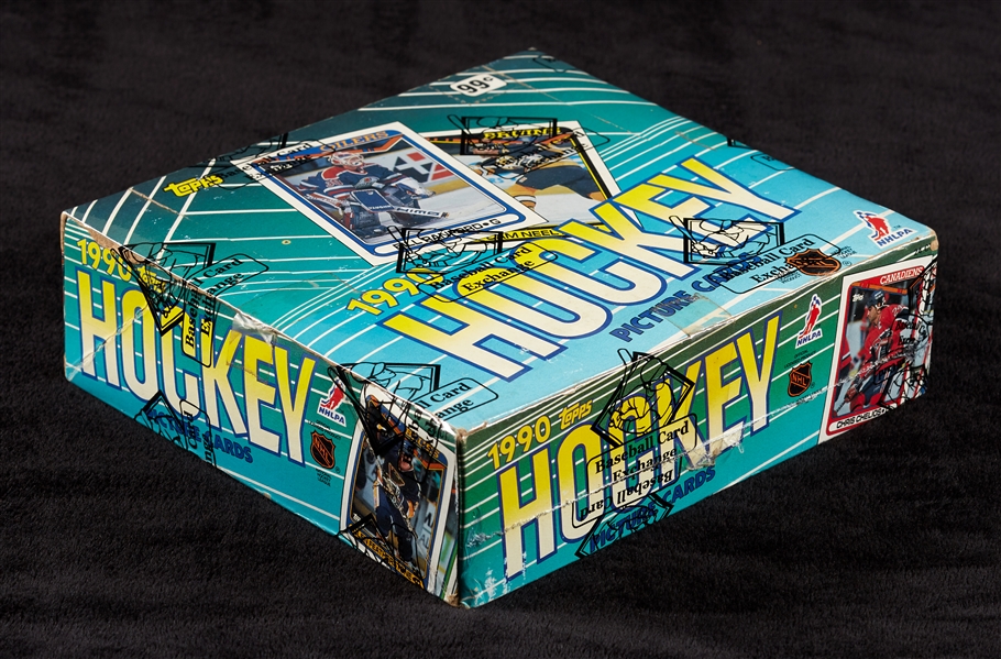 1990 Topps Hockey Cello Box (36) (BBCE)