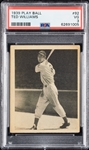 1939 Play Ball Ted Williams RC No. 92 PSA 3