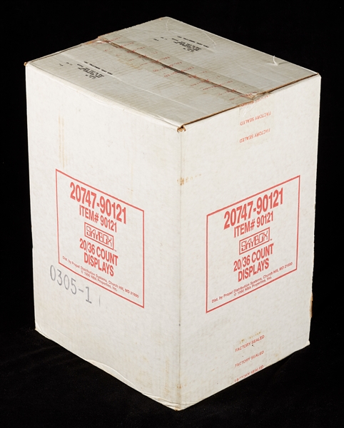 1990-91 SkyBox Series 1 Basketball Unopened Wax Case (20)
